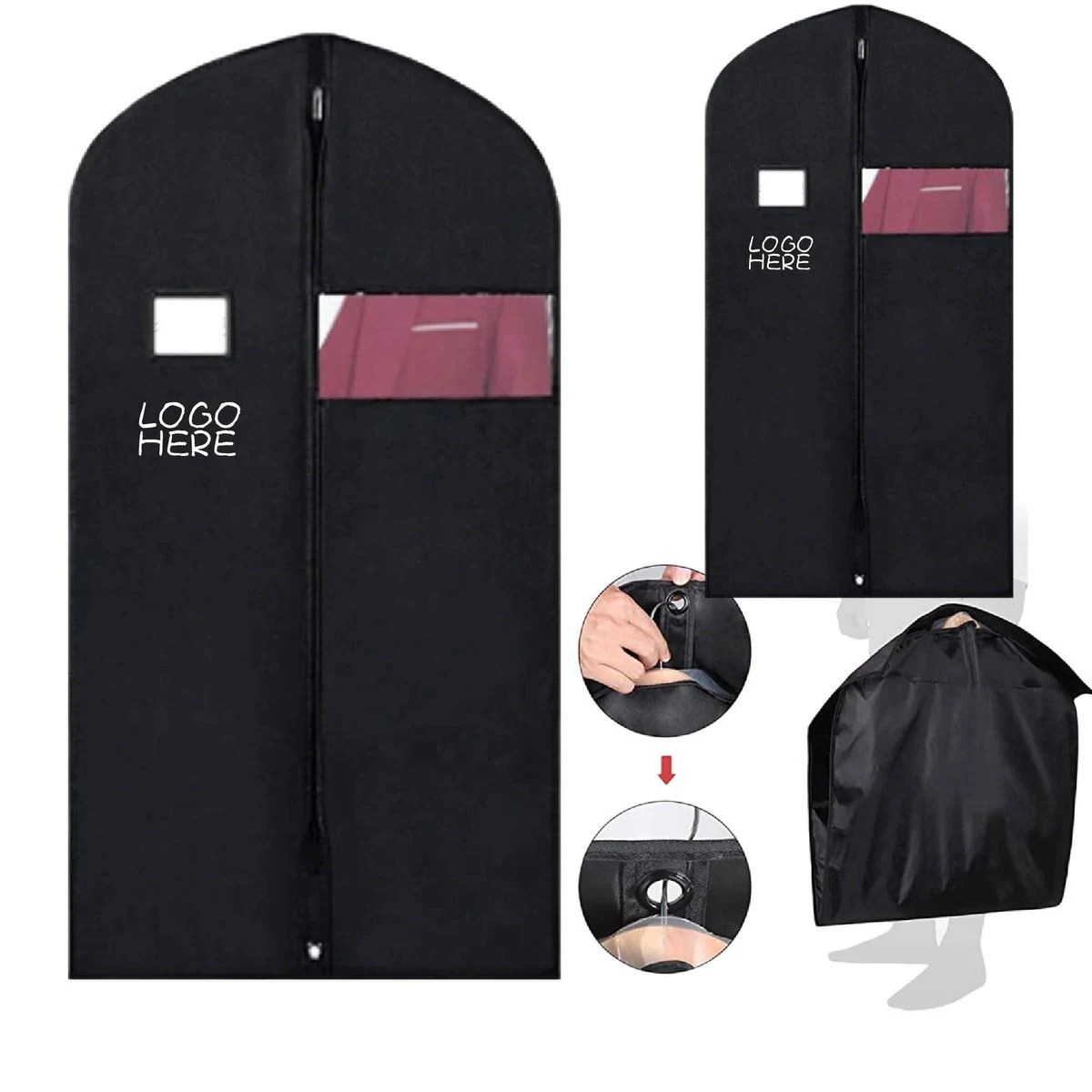 Garment Bag With Pocket 1