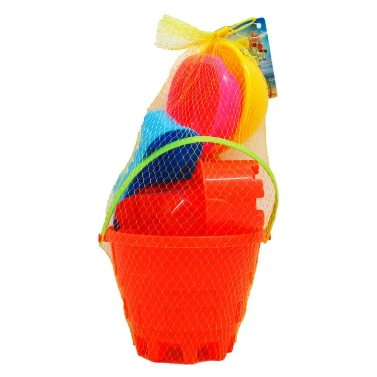 Beach Bucket with Accessories 6" 1