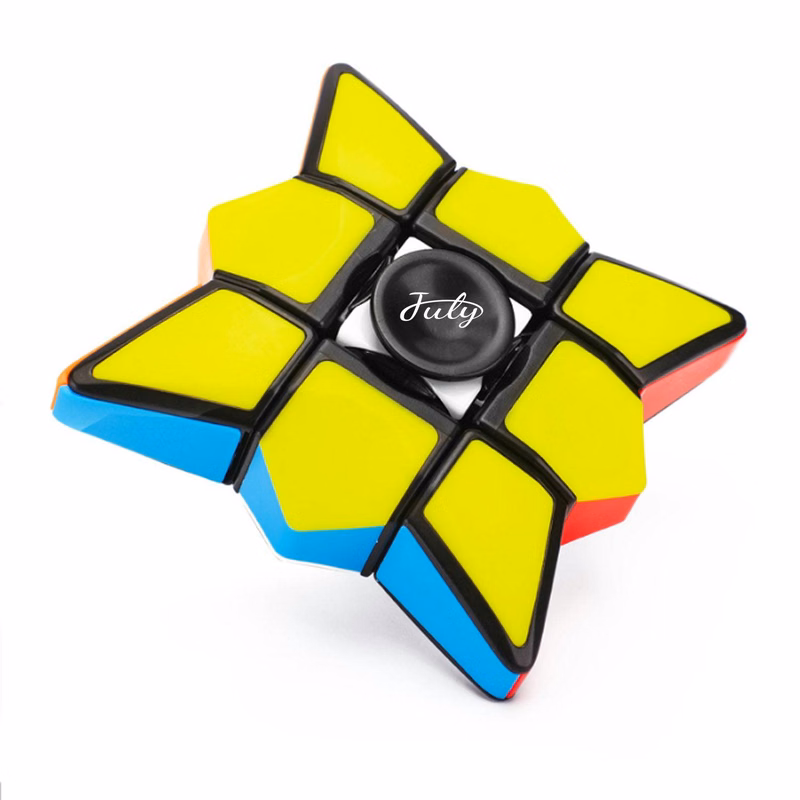 Fingertip Spinning Rubik's Cube