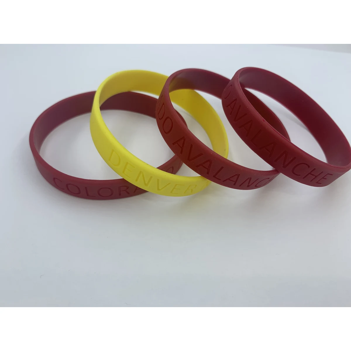 Debossed silicone bracelet 1