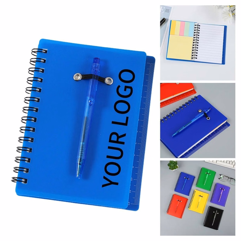 Spiral Notepad with Pen Holder for Business Use