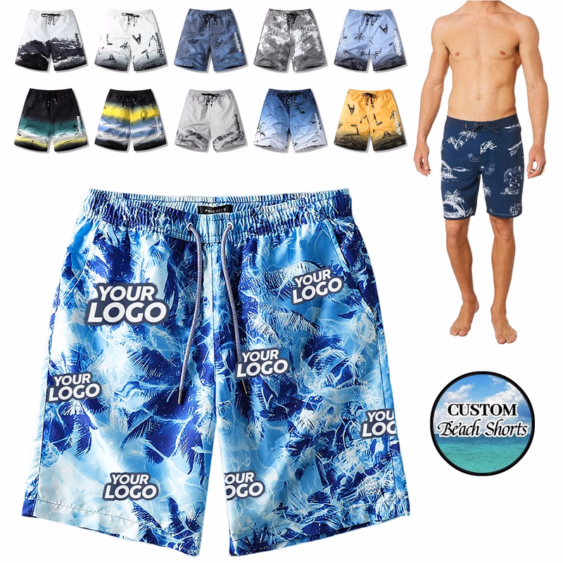 Unisex Hawaiian Travel Beach Shorts