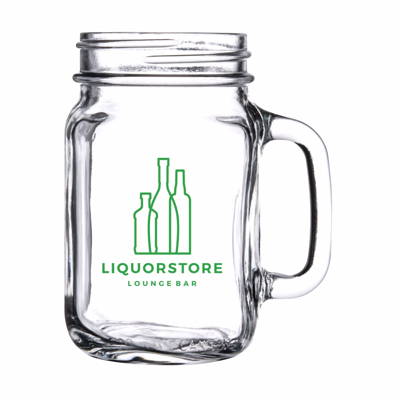 16 oz. Handled Mason Drinking Jar