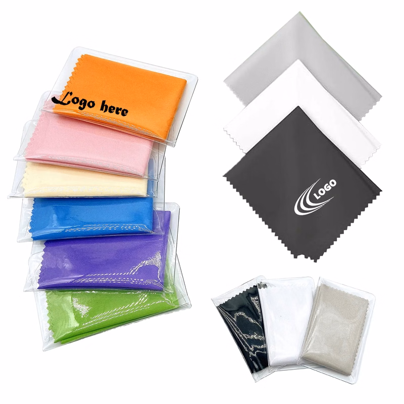 Microfiber Cleaning Cloth with PVC Bag Packaging