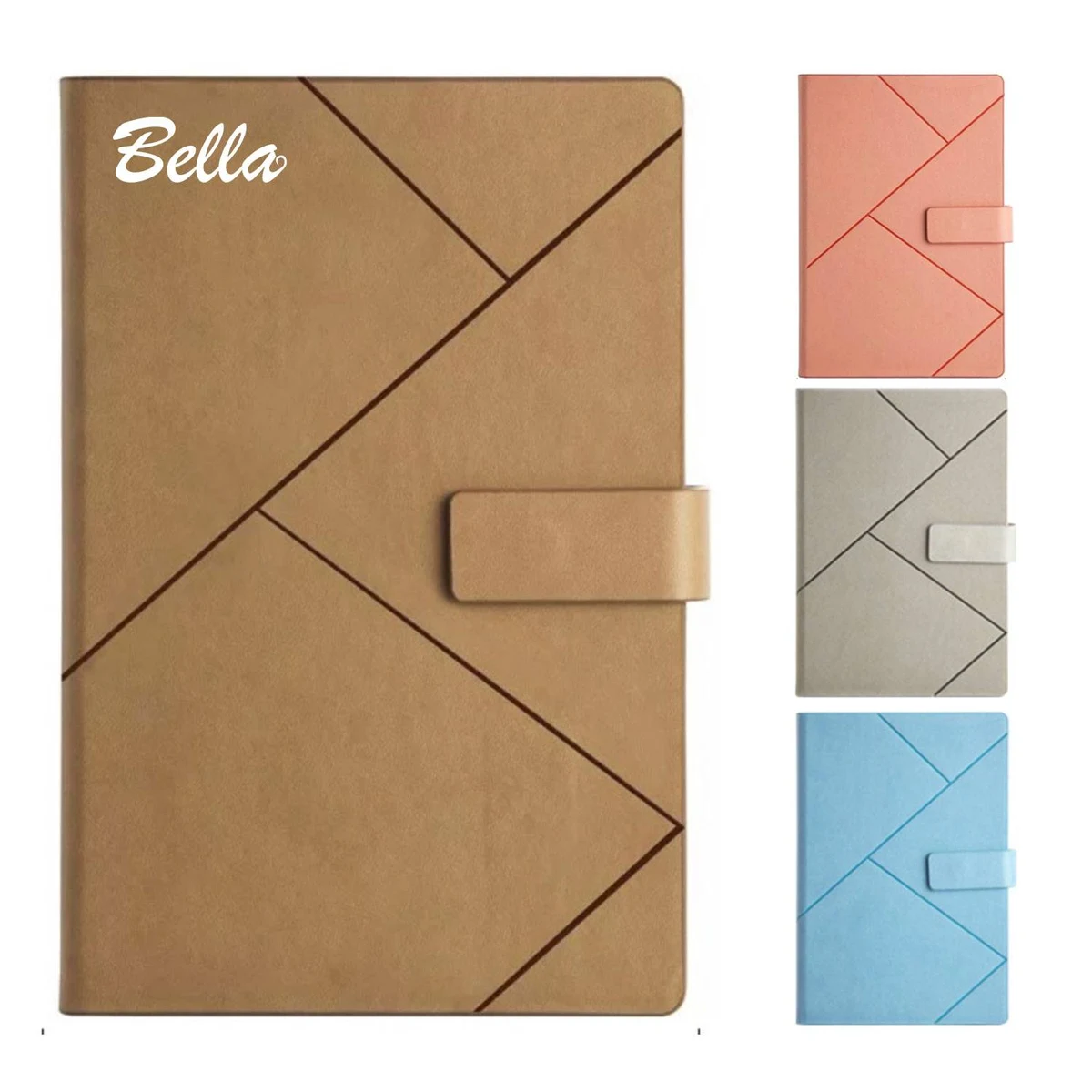 PU Magnetic Buckle Notebook W/ Pen Holder 1