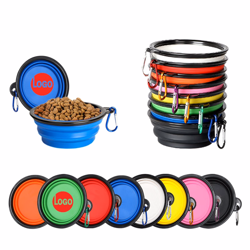 Customizable 12oz Foldable Pet Dog Bowl