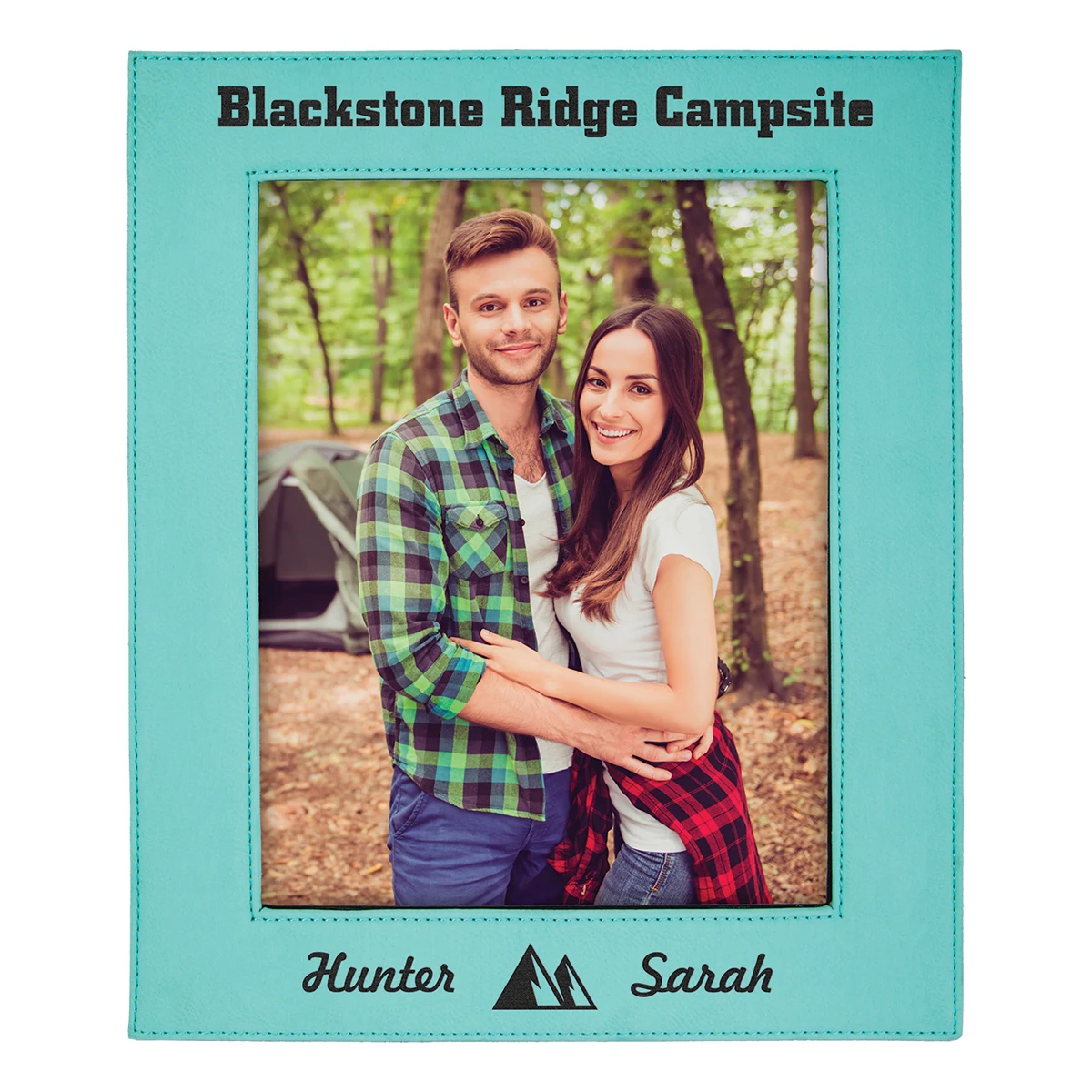 8" x 10" Teal Leatherette Photo Frame 1