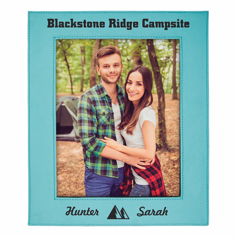 8" x 10" Teal Leatherette Photo Frame