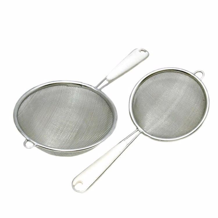 Stainless Steel Mesh Strainers - Set of 2