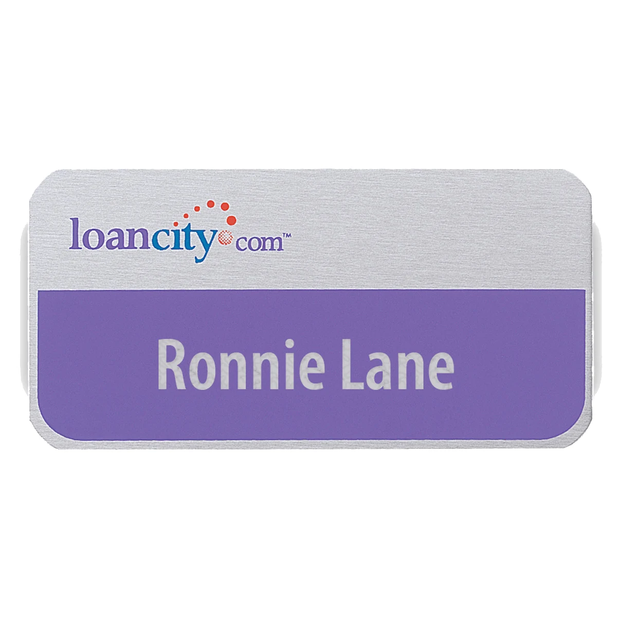 Aspen Metal Standard Name Badge (Standard Size 1-1/2" x 3") 1