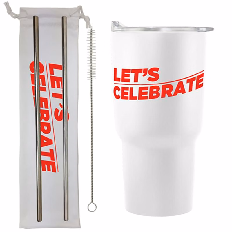 30 oz Stainless Steel Tumbler Set