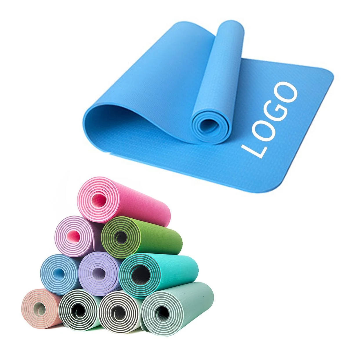 TPE Non-Slip Thick Yoga Mat 1