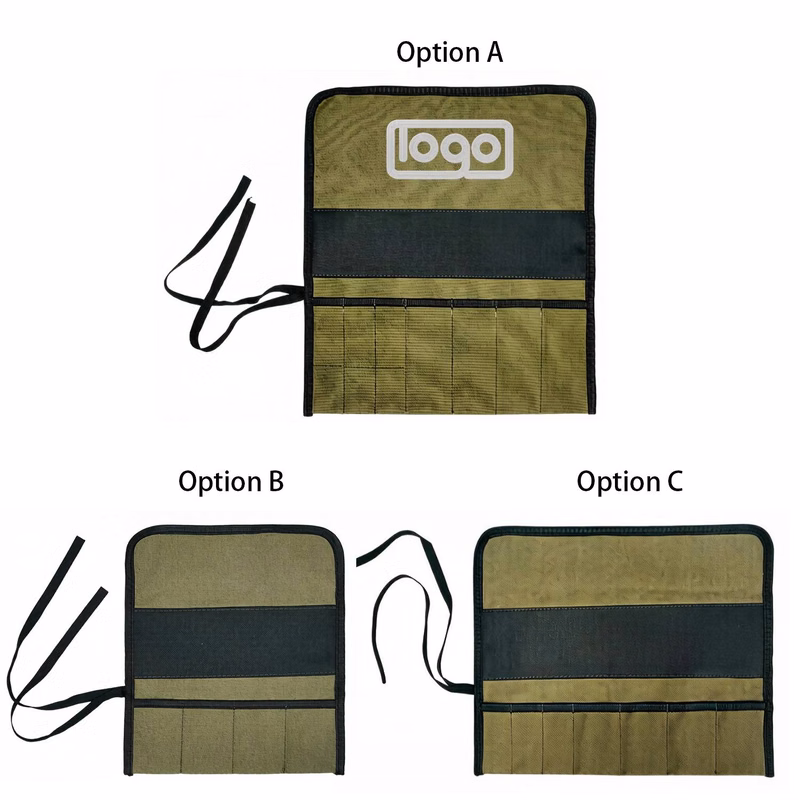 Portable Canvas Tool Roll Organizer