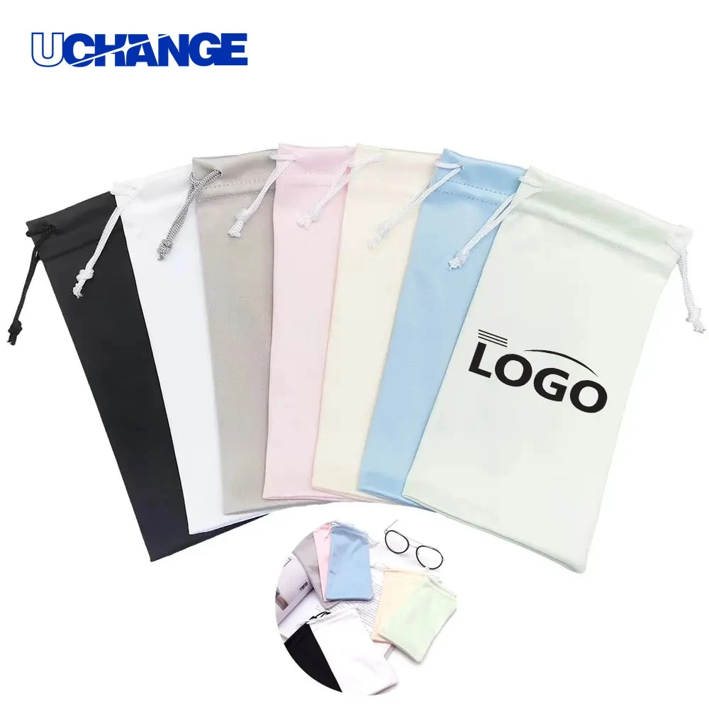 Drawstring Microfiber Pouch Bag for Storage 1
