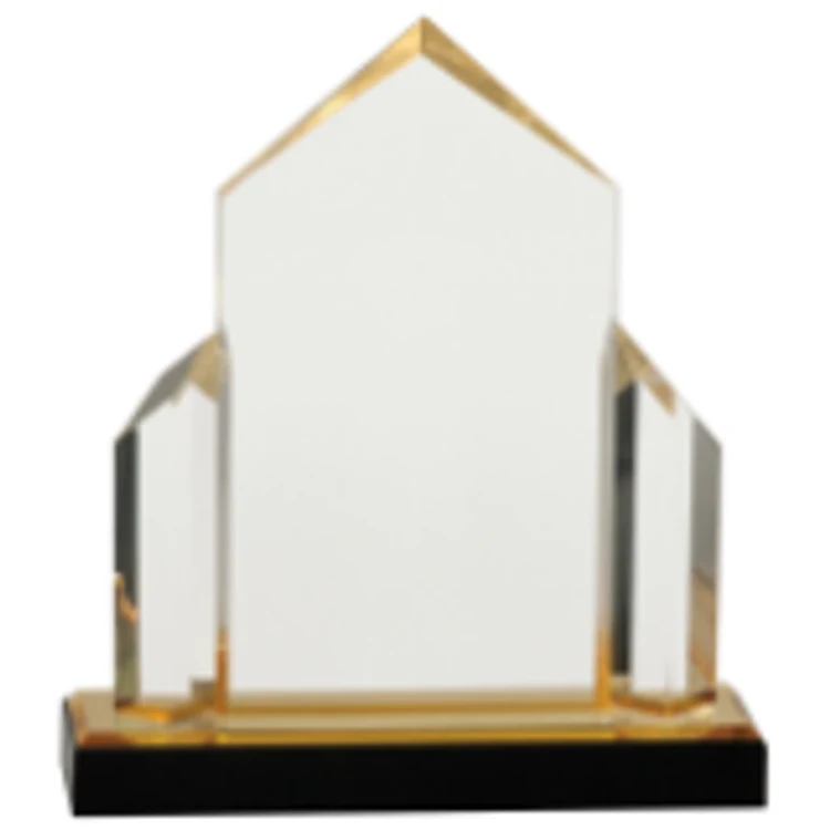 7" x 8" Gold Jewel Post Impress Award 1