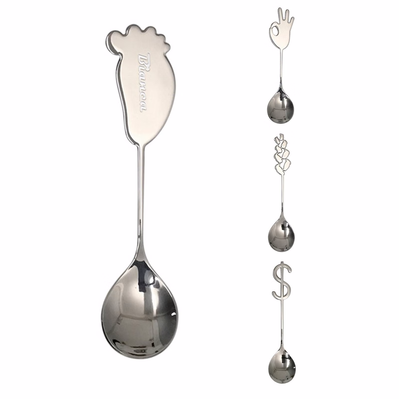 Stainless Steel One-Piece Table Spoon
