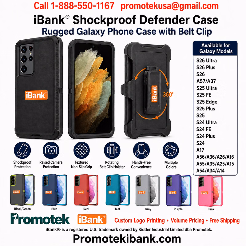 iBank® Waterproof Portable Hard Case for Tablets, Electronic Accessories Cable Organizer