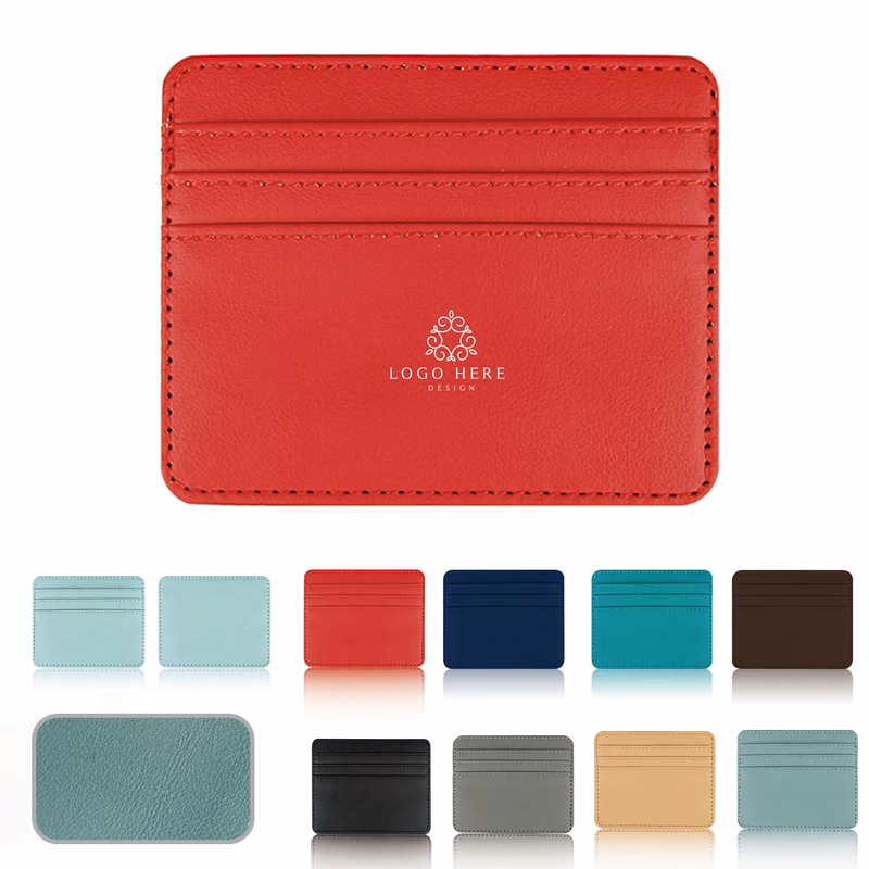 Slim Leather Cardholder for Men Women