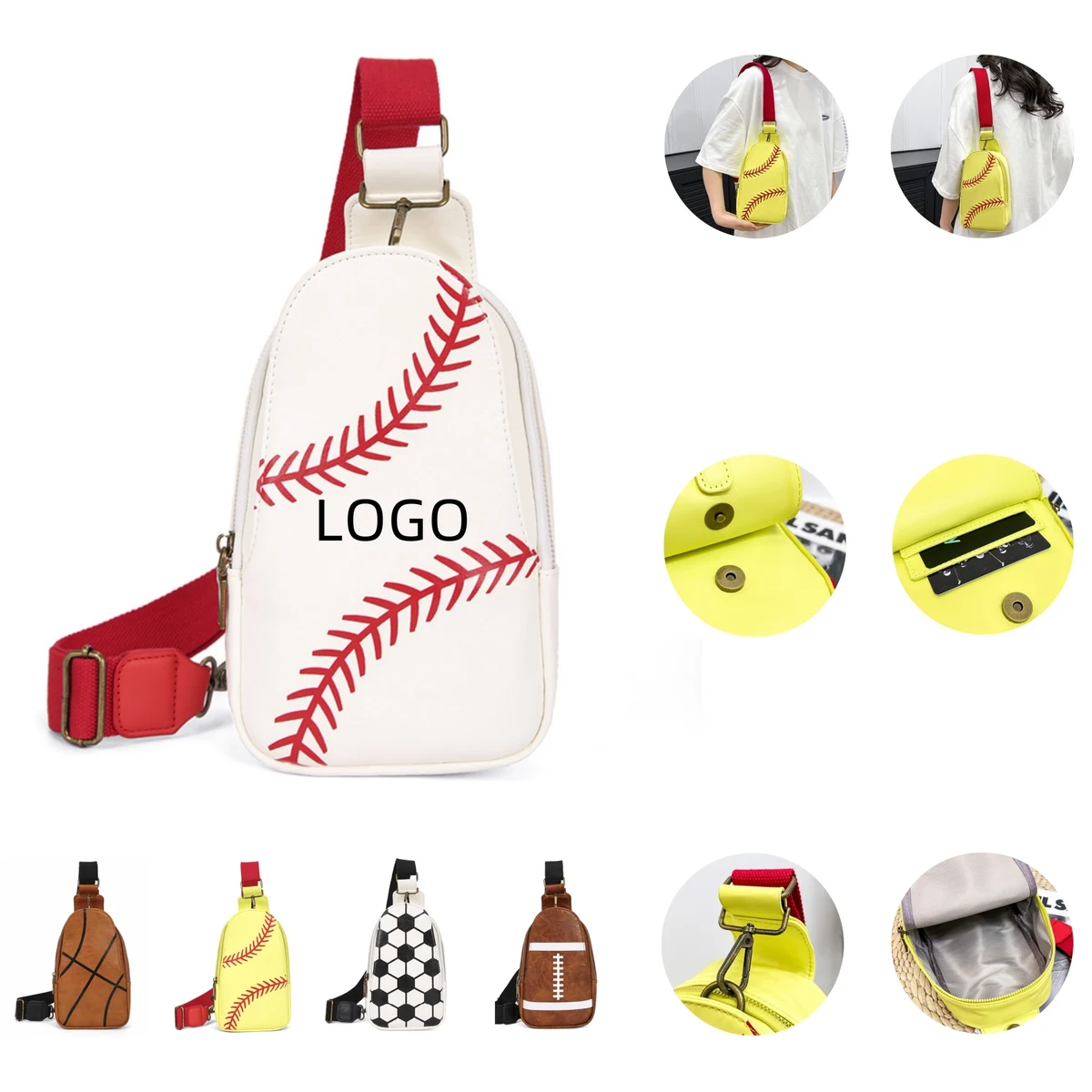 Baseball Crossbody Bag 1