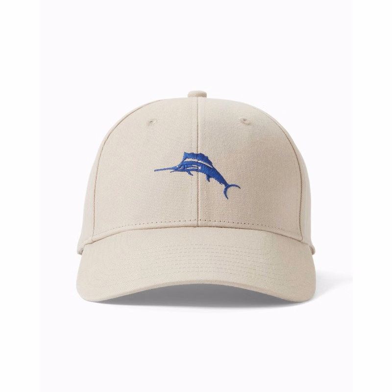 Baseball cap with adjustable metal buckle