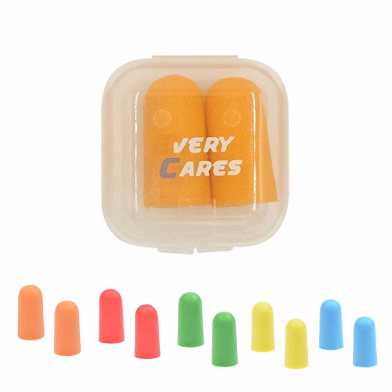 Memory Foam Quiet Earplugs With Case