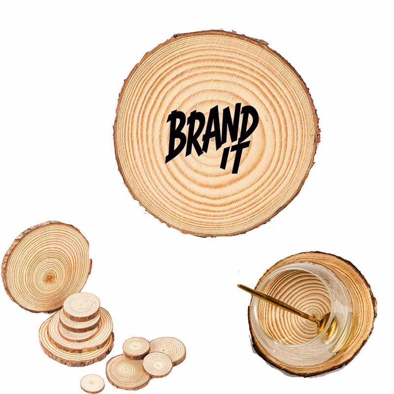 Eco Friendly Natural Wood Coasters