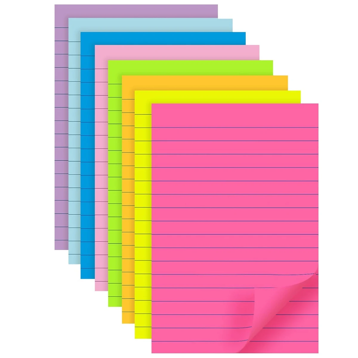 8 Colors Self Sticky Notes Pad 1