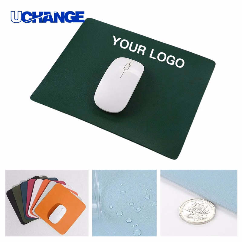 Leather Mouse Pad Desk Mat with Non Slip Grip