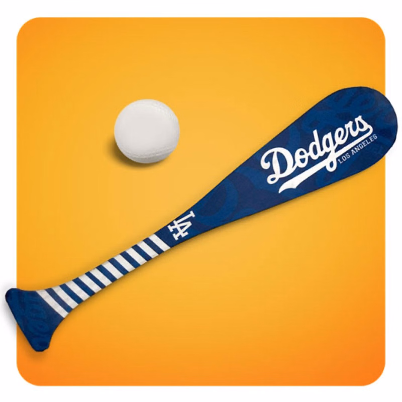 Flat Baseball Bat and 1 Molded Foam Ball