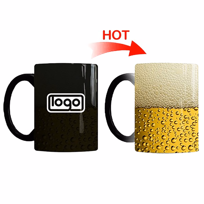 11oz Color-Changing Ceramic Mug - Thermosensitive Design