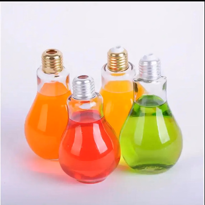 The Light Bulb Shaped Bottle With Straw