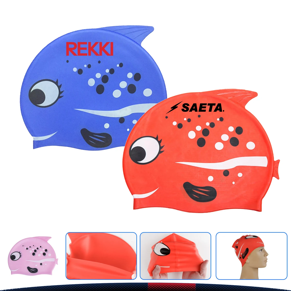 Cartoon Children Swimming Cap 1