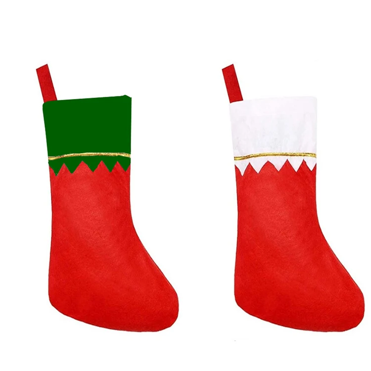 Gold-rim Xmas Socks 1