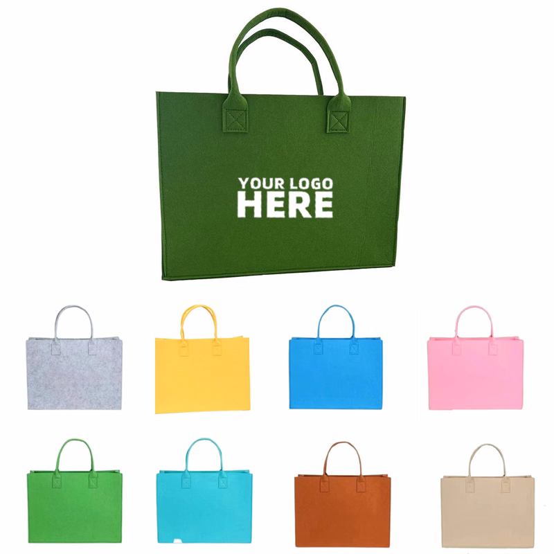 Large Felt Tote Reusable Bag