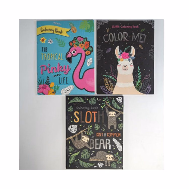 Coloring Books - Unique Animals 3 Volumes