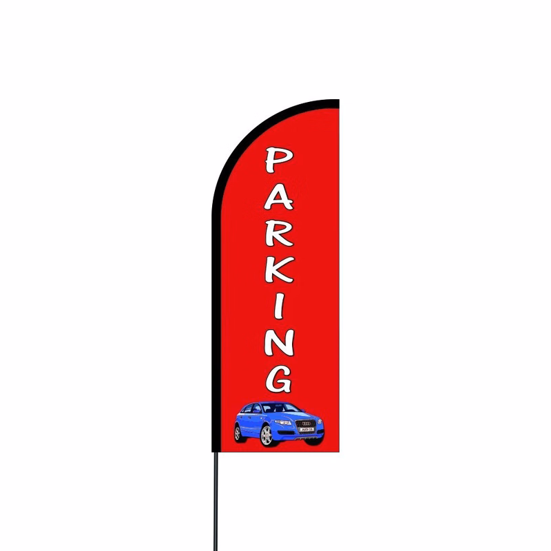 Parking Flag Kit 11' Feet Feather Flag Sign Outdoor Banner