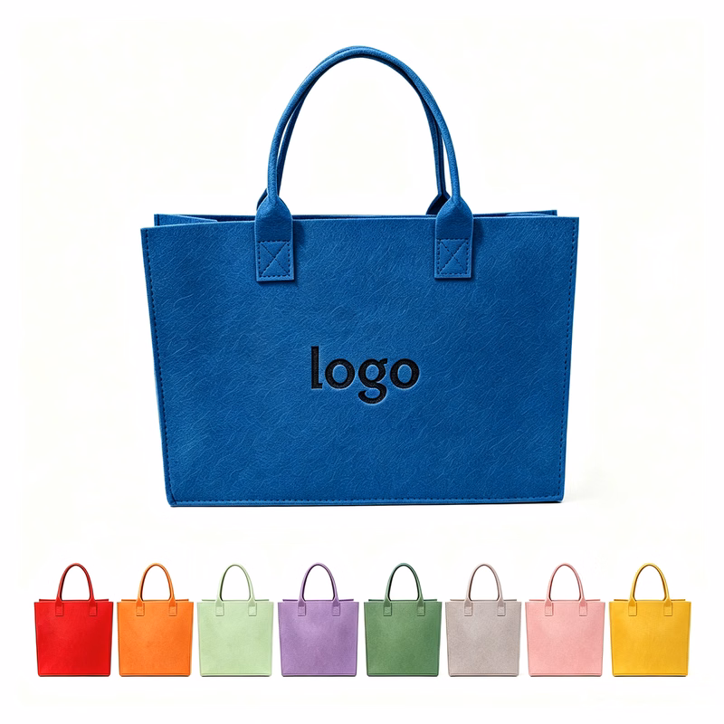 Printed Eco Felt Hand Bag