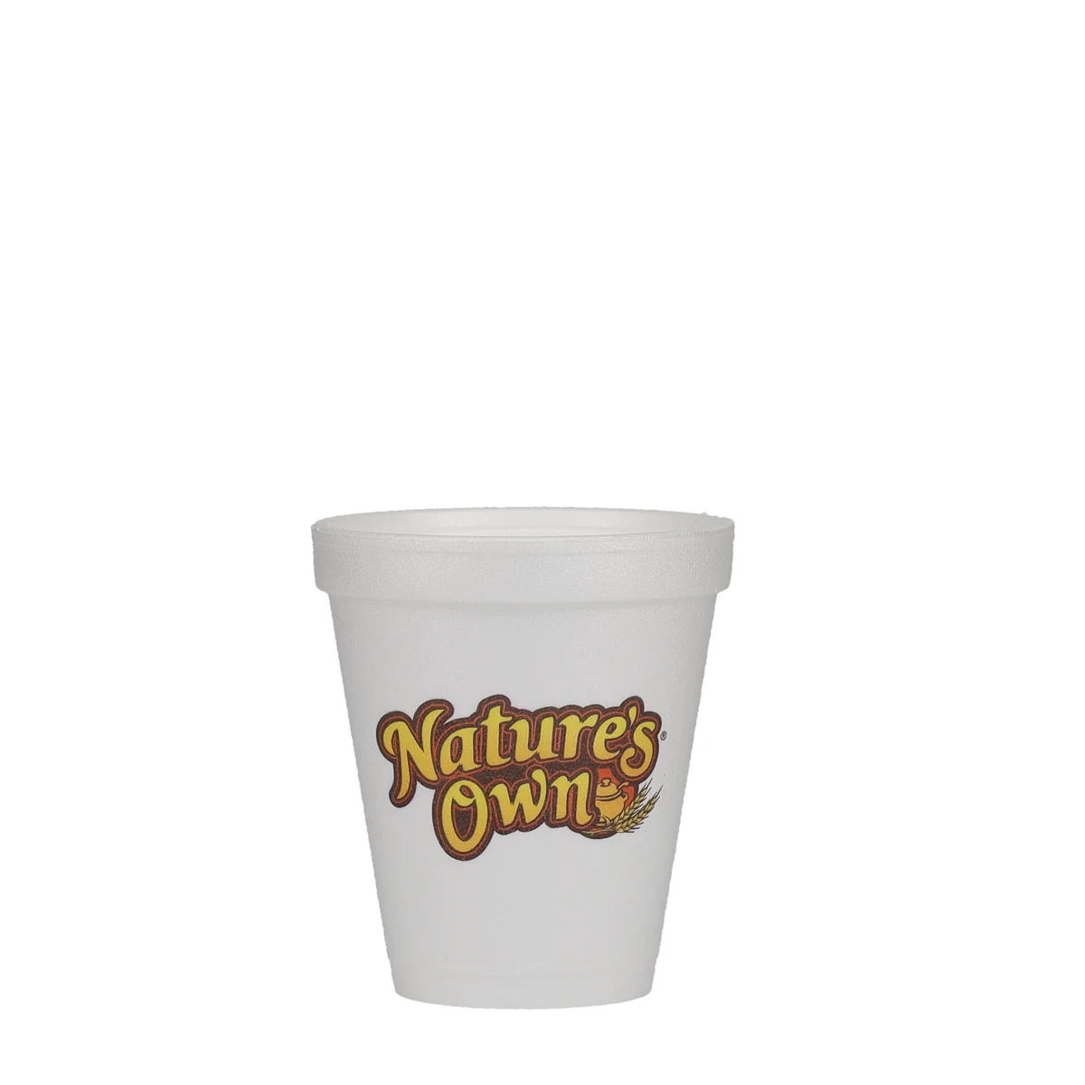 8 oz Foam Cup White Digital Print 1