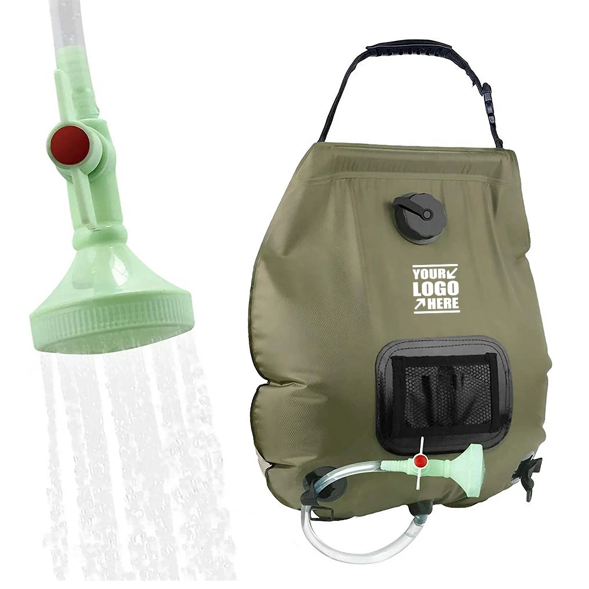 Solar Heating Camping Shower Bag Beach Swimming Outdoor 1