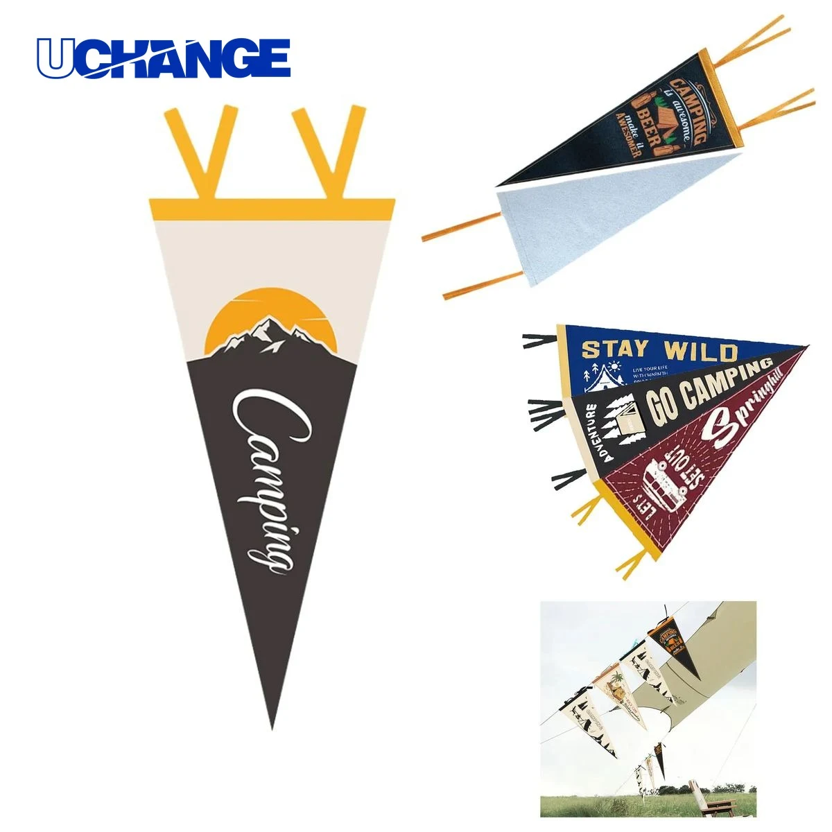 Printed Felt Pennant 1