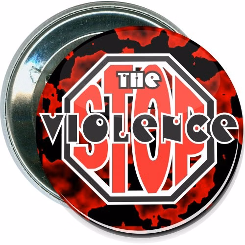 Stop the violence, Awareness Button