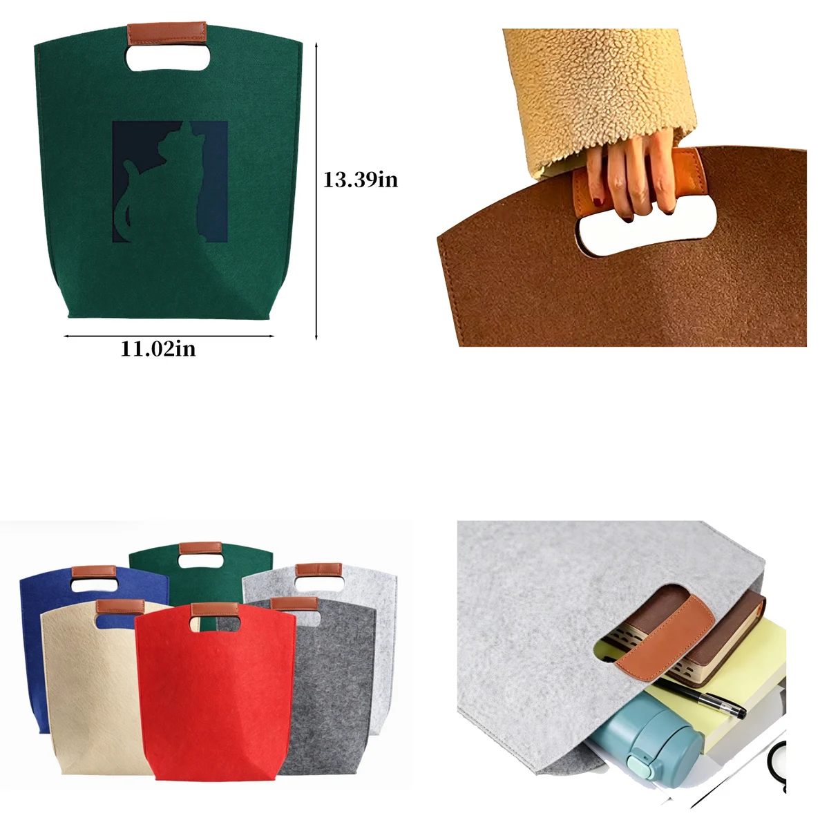 Thickened Felt Handbag 1
