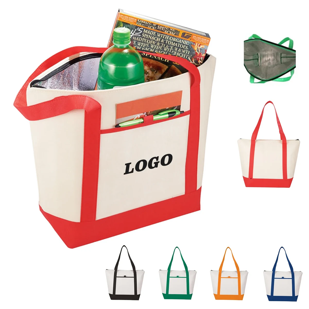 24-Can Non-Woven Tote Cooler Bag 1