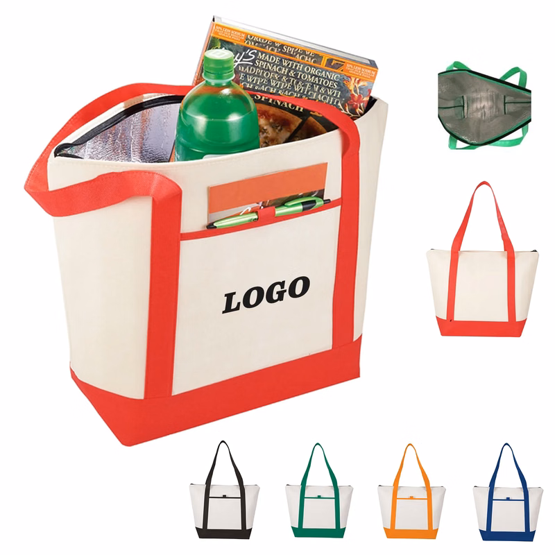 24-Can Non-Woven Tote Cooler Bag