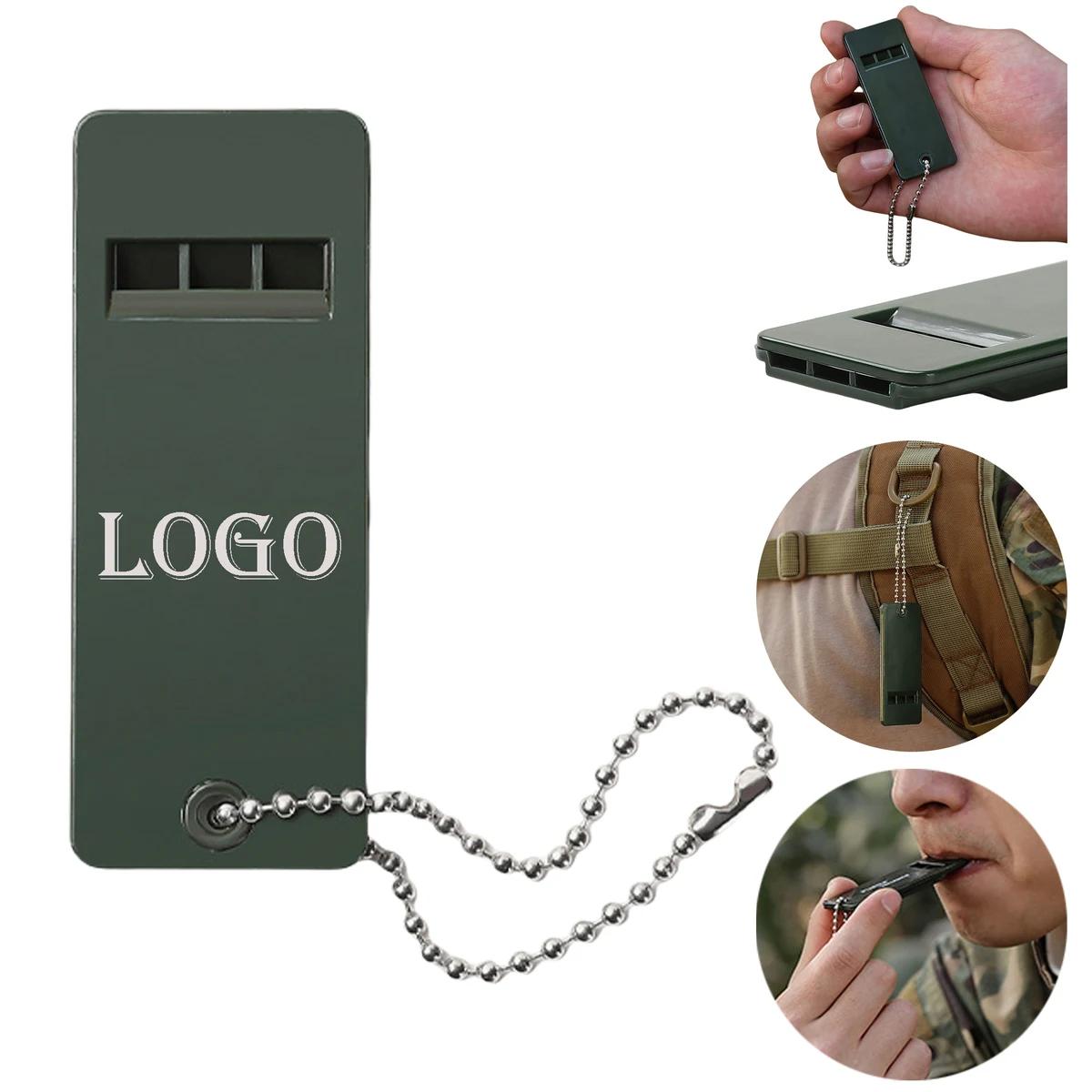 Professional Triple Frequency Survival Whistle - Military Grade Emergency Tool with Lanyard 1