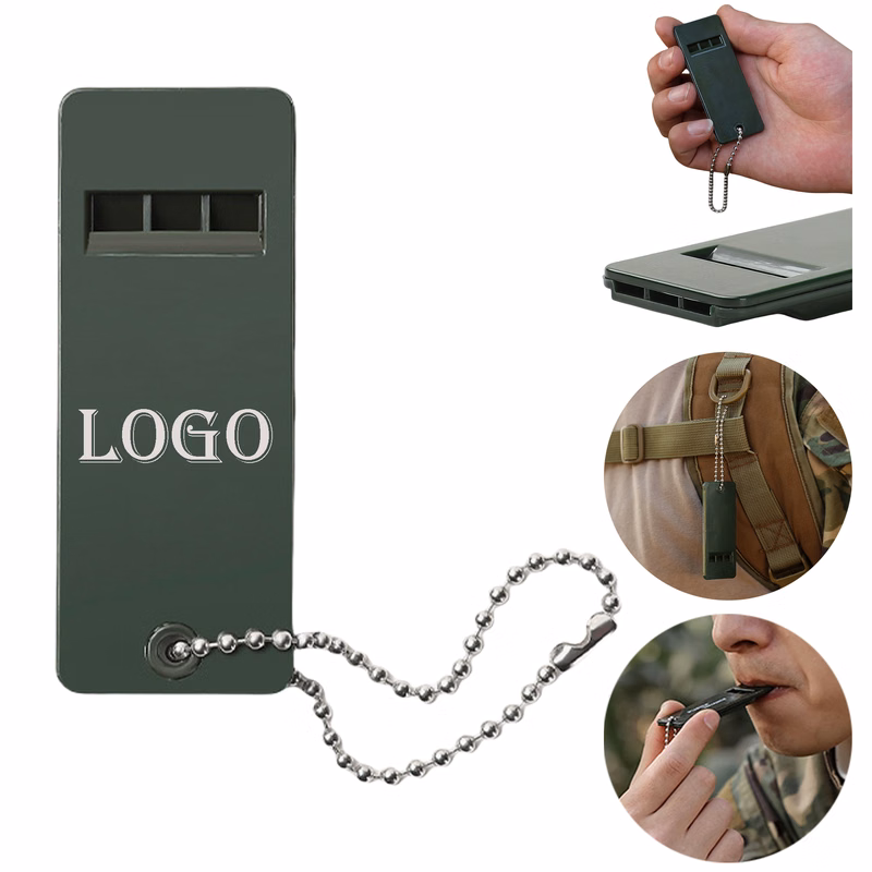 Professional Triple Frequency Survival Whistle - Military Grade Emergency Tool with Lanyard