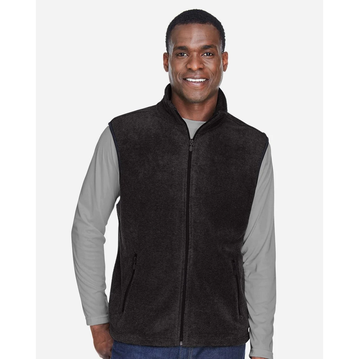 Unisex Fleece Full-Zip Vest - M985 1