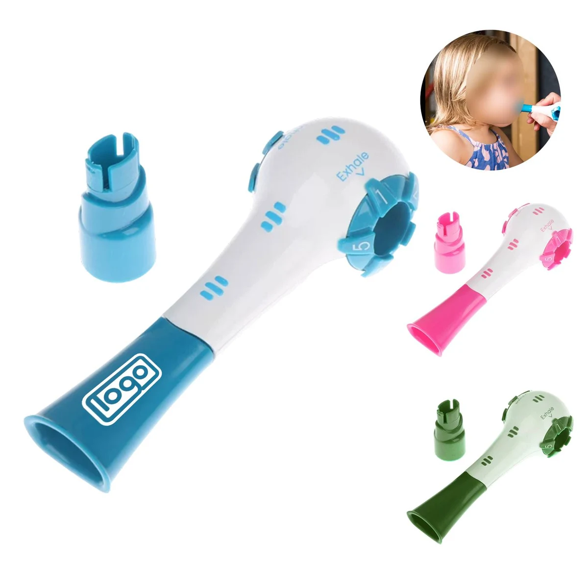 Adjustable Plastic Mechanical Breathing Trainer 1