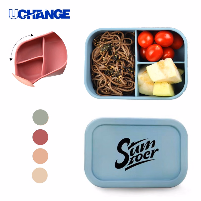 Silicone Bento Lunch Box Container