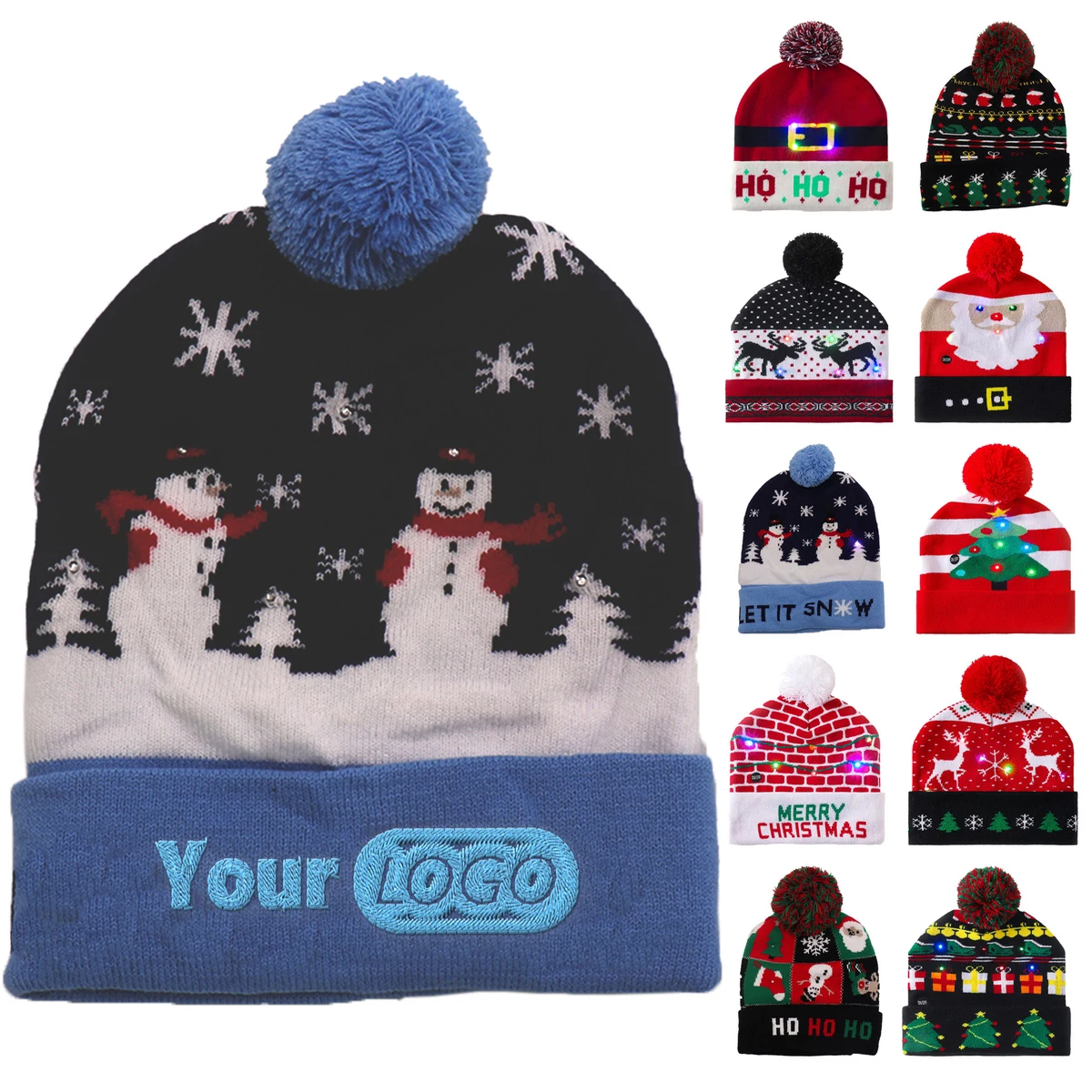 Christmas Hat With Lights 1